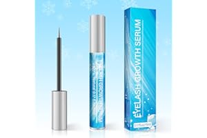 PAPOIYA Eyelash Growth Serum, 5ML Lash Serum Eyebrow Enhancer and Eyelash Serum for Growth and Thickness, Eye Lash Serum to Growth Longer, Fuller, Stronger