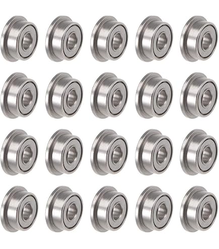 5 Stück MF115ZZ Flanschkugellager – 5x11x4 Mm, Chromstahl, Doppelt Geschirmt