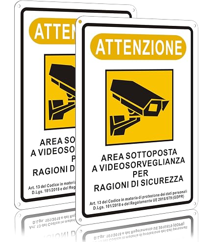 Cartello segnaletico in alluminio - 20x30 cm - Uscita a sinistra