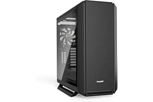 be quiet! Boîtier PC Silent Base 802 Window Black, 3X Pure Wings 2 140 mm, 2 capots supérieurs et Avant interchangeables, Plateau de Carte mère découplé