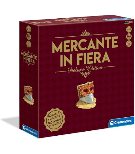 Clementoni Mercante In Fiera - Gioco Da Tavolo Show TV | 2-6 Giocatori, 8-99 Anni, Made In Italy