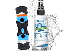 Allony Aufkleberentferner, Klebstoffentferner Extra Stark, Etikettenentferner, Schnell Auflösen, Hartnäckiger Etikettenentferner, der Aufkleber und Etiketten effektiv von Oberflächen Entfernt-120ml