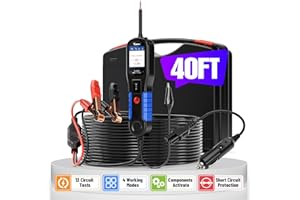 VDIAGTOOL V200 Automotive Circuit Probe Tester, 12V 24V Car Power Circuit Probe Kit, AC DC Voltage Tester, Diode Test, Resistance Check, Electrical System Test Tool, Relay Fuse Tester for Truck Boat