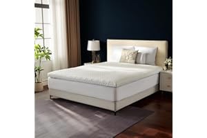 ‎MENDALE Mendale Topper 140x200cm Hart 7-Zone & Weich Gel Schaum Dual-Core/Härtegrade, H2&H3 8cm Höhe Matratzen Topper - Kaltschaum & Gel Matratzentopper für Boxspring Bett, Mattress