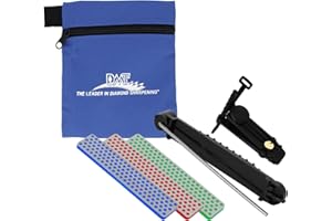 DMT Aligner Diamond Sharpening 3-Stone Kit with C,f,e Aiguiseur de Couteaux Mixte Adulte, Multicolore