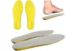WORLD TRADE Solette Scarpe Per Uso Quotidiano in Memory Foam, Ergonomiche, Ammortizzanti, Schiuma, Ortopediche, Antishock, Per Uomo e Per Donna (Donna (36-40), Grigio)