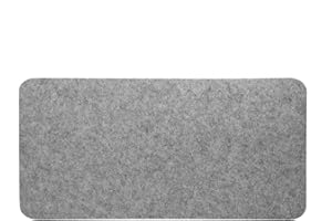 GOTOTOP Podkładka na biurko, wielofunkcyjna podkładka pod mysz do biura, 68 x 33 cm, jasnoszara