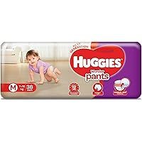 Huggies Wonder Pants Medium (M) Size Baby Diaper Pants, with Bubble Bed Technology for comfort, (7.0 kg - 12.0 kg) (38 count)