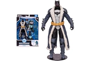 McFarlane Toys, 7-Inch DC Endless Winter Batman Action Figure with 22 Moving Parts, Collectible DC Figure with Unique Collectible Character Card – Ages 12+