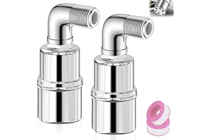 BAIFULAI 2 válvulas flotantes de 3/4 pulgadas: válvula de control de nivel de agua automática de acero inoxidable 304, válvula flotante ajustable para tanques de agua, estanques de peces, piscinas, comederos