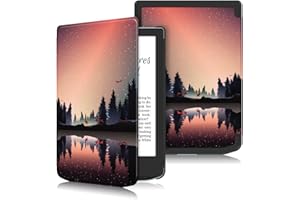 DINGGUAGUA Etui do czytnika e-booków z wersją pocketbook ‎PB629 /Verse Pro PB634 czytnik e-booków 6 cali, pokrowiec z klapką z funkcją automatycznego wygaszenia/wybudzania, zmierzchu