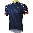 ARSUXEO Mens Cycling Jersey Short Sleeves Mountain Bike Jersey Bright Bike T-Shirt Breathable Cycle Top ZY84