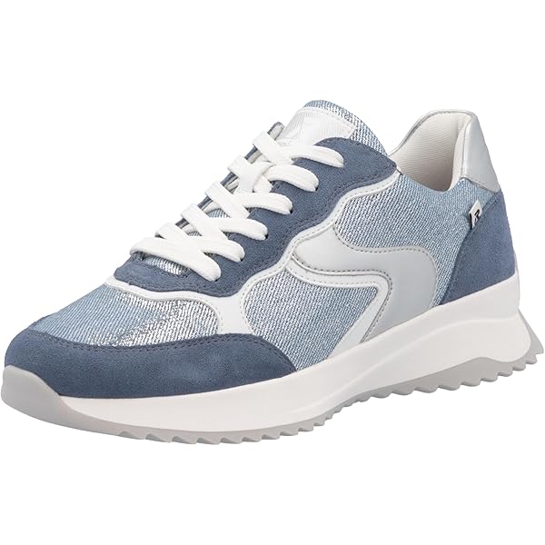 Rieker M7701 Lage sneakers voor dames, zwart, 38 EU