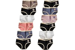 JackLoveBriefs Bokserki dziewczęce bawełniane slipy 12 sztuk