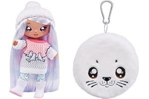 NA! NA! NA! SURPRISE RAINBOW HIGH- Na Na Na Surprise 2-in-1 Winter Theme-Harper Seal, Colore, 582649C3