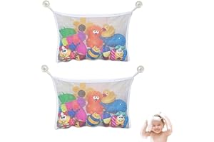 BBBORVOX 2 PCS Bath Toy Storage Bath Toy Net Bathroom Toy Storage Bath Toy Tidy Bath Net Toy Storage Bath Toy Bag Bath Toy Net Storage Bath Toy Organiser Bath Toy Storage Organiserbath Toys Storage