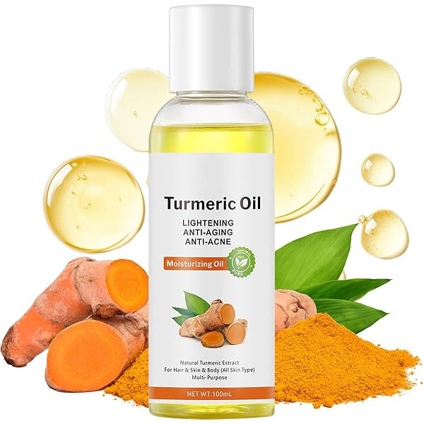 200ml Kurkuma Körperöl – Feuchtigkeitsspendend, Mit Vitamin C, 7-Tage-Pflege Für Gesicht & Körper