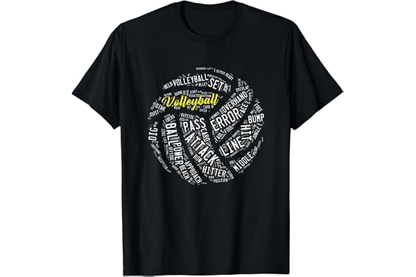 Mots de volley-ball - Style rétro T-Shirt