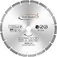 Tech Traders Diamond Cutting Disc 230mm 9" x 22.2 mm, Saw Blade for Universal use Angle Grinder, Diamond Cutting Blade for Concrete, Stone, Brick