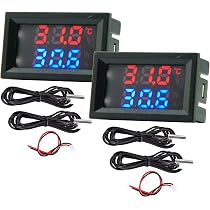 Horloge Numérique Voiture JOYKK - Affichage Vert 12V/24V | 4 Digits, Batterie CR1220 | Facile à Installer