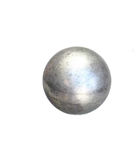 UHRIG Boule De Fer Creuse 80mm Paroi Épaisse - Sphère Métallique Pour Clôture Et Décoration