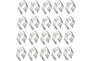 QIUMING Tubo Fluorescente Staffa Supporto Fluorescente T6 Portalampada a Tubo T6 T6 Clip Supporto Staffa per Lampada a Tubo Fluorescente,Fissare Il Tubo della Lampada per Evitare di Cedimento