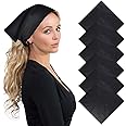 Unisex Men Woman Plain Solid Colour 100% Cotton Bandana Head Neck Wrist Handwrap, Wristband, Scarf, 55 x 55cm (22” x 22”)