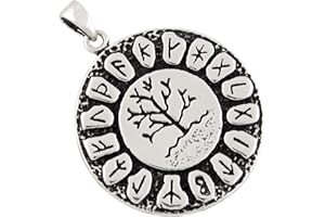 AFP Anhänger Runen Lebensbaum 925 Sterling Silber AS-452