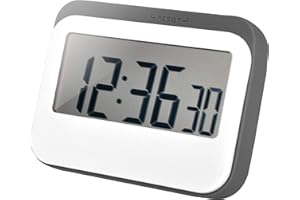 NINE-RONG Jayron Temporizador digital Reloj Despertador Temporizador de Cocina Temporizador de Cocina Pantalla LED Grande Diseño Magnético Batería Reemplazable para Niños y Ancianos