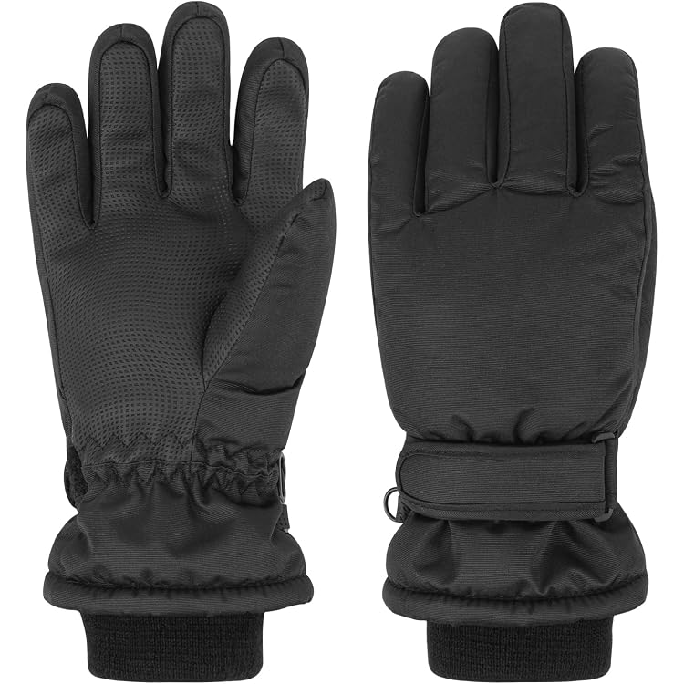 Gants De Ski Enfant Allence - Moufles Chaudes, Imperméables, Anti-Vent -4 à 12 Ans - Pour Sports D'Hiver