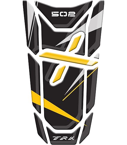 Adesivi Resinati 3D Per Benelli TRK 502 X - Kit Paraserbatoio Rosso