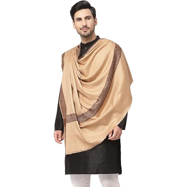 Weavers Villa Men's Plain Woollen Dhariwal Lohi/Shawl [50 X 100] : Buy Online at Best Price in KSA - Souq is now