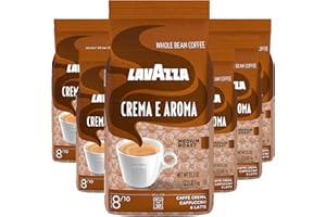 Lavazza Crema E Aroma Coffee Beans, Pack of 6, 6 x 1000g