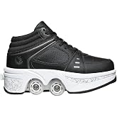 Roller Skate Shoes with Wheels Skateboard Shoes Inline Skates Adjustable for Women and Girls