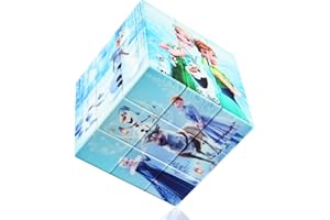 FXFOOT Cubo Mágico, Cubo de Velocidad, Speed Cube Frozen Juguete, Puzzle de Cubos para Niños, Puzzle Cubo de Rompecabezas Favores de Fiesta para Niños, Juguetes Educativos para Niños a Partir de 2 Años