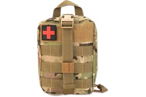 PILIPANE Pokrowiec ratunkowy, taktyczny pokrowiec medyczny Molle, zewn?trzny pakiet medyczny, pokrowiec pierwszej pomocy Taktyczny pokrowiec narz?dziowy Pakiet narz?dzi ratowniczych (CP camouflage)