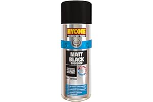 Hycote Bodyshop Vernice Spray ad Asciugatura Rapida 400ml - Nero Opaco