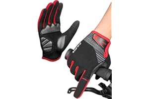 COFIT Guantes de Ciclismo Antideslizantes, Guantes Unisex de Dedo Completo Guantes de Bicicleta con Pantalla Táctil para Montar en BMX ATV MTB, Ciclismo en Bicicleta-M/L/XL/XXL