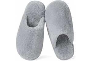 Coswind Pantofole Donna Uomo Invernali Ciabatte Pelose Peluche Calde with Memory Foam Imbottite Casa Antiscivolo Mocassino Scarpe Morbide Comode Unisex Eleganti