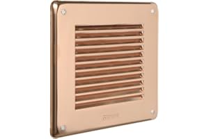 LA VENTILAZIONE Kratka wentylacyjna Gra10r nakładająca się na kwadrat, miedź