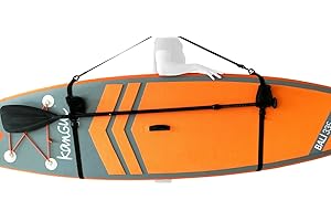 Kangui - Sangle de Portage pour Stand up Paddle Gonflable avec Fixation pagaie