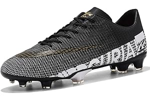 XINGHUANHUA Scarpe da Calcio Scarpe da Calcio Unisex per Ragazzi Scarpe da Calcio Basse per Bambini All'aperto Adatto per Erba Sintetica AG