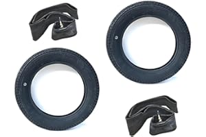 STREETPARTS24 Reifen + Schlauch Set 3.00-12 47J TT passend für Simson SR50 SR80 Yamaha PW80 TT-R Puch Malaguti Roller Moped