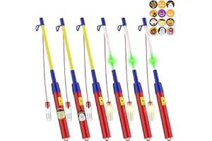 Simpeak 6 STÜCK Laternenstab Electric 30cm für St Martin, Elektronischer Lantern Rods Stab mit LED, Elektronischer Lampe für Halloween Kostüme Party Kostümpartys Martinsumzüge Laternenumzüge
