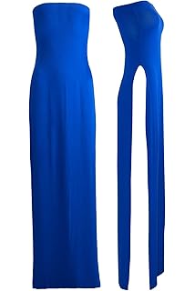 double side split maxi dress