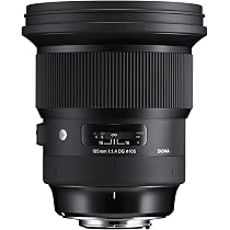 Sigma 105Mm F/1.4 DG HSM Art Lens for Canon DSLR Cameras, Black 