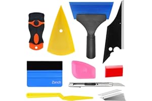 Zanch Window Tint Kit, 24 Pcs Window Tint Tools Car Window Film Application Kit Vinyl Wrap Tools Professional Window Tinting Tools