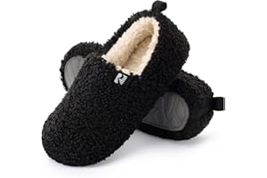 RockDove Chausson à Dos Fermé en Fausse Fourrure Puff-Ease pour Femme