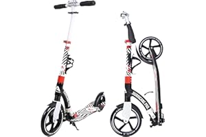 Monopattino Scooter - Hurricane della Apollo City-Scooter, 230mm Giant XXL Wheel con sospensione, City-Roller pieghevole/richiudibile e con altezza regolabile, Kickscooter per adulti e bambini