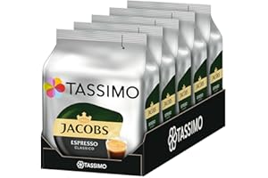 Tassimo Jacobs Krönung Espresso, 5er Pack (5 x 16 Portionen)